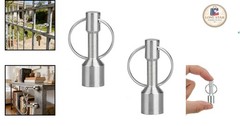 Powerful 2 Pack Neodymium Magnet Keychains for Jewelry & Precious Metals Testing