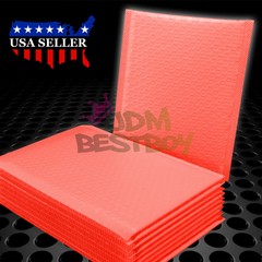 ANY SIZES # Red Poly Bubble Kraft Padded Mailers Mailing Shipping Envelopes Bags