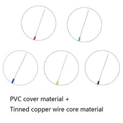 5pcs 164ft Copper Hookup Wire Kit Wrapping 30awg Cable Jumper Wire Solid Core Ti