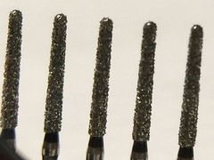 Diamond Burs 50×199-856-015sXC extra course 1.6 mm Diameter 10mm Cutting Length.