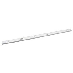 LEGRAND WH20GB512 Prewired Raceway,15A,5 Outlet,White 3KYJ2