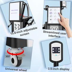4 Handles Freezing Double Chin Removal Cool Therapy Body Massager Salon Machine