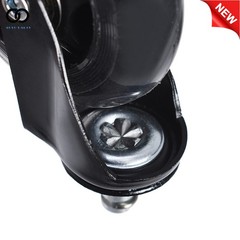 Heavy Duty Office Chair Caster Rubber Swivel Wheels Replacement Set of 5 3 inch