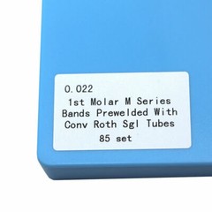 Dental Bands Buccal Tube Orthodontic 1st Molar Welded Roth.022″ 28#-44# Bomaoer