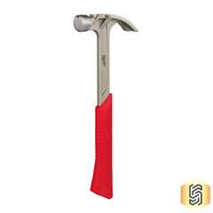 Milwaukee 48-22-9018 16oz Smooth Face Hybrid Claw Hammer
