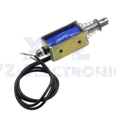 1-10PCS JF-0530B DC12V 300mA 5N/10mm Pull-Push-Type DC Solenoid Electromagnet