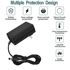 12V 5A Power Supply Adapter 100-240V 50-60Hz AC to DC ﻿ Converter 12 Volt 5 Amp
