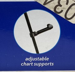 Office Depot Metal Display Easel 61.5 Folding Tripod Presentation Sign Stand NEW