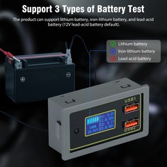 12V 24V Dual USB DC LED Digital Display Car Automotive Voltmeter Battery Monitor