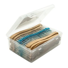 1350 Pcs Resistor Kit 0 Ohm-5.6M Ohm 50 Value with 1% 1/4W Metal Film Resistors