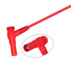 Multimeter Test Lead Kit with Push On Alligator Clip Mini Grabber Test Hook