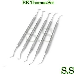 PK Thomas Set Waxing Instruments Set of 5 To Model Wax Carver Tools Dental Lab