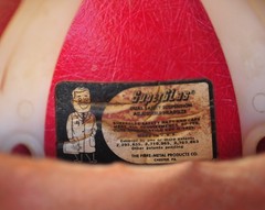 Vintage Red Fibre-Metal Hard Hat SuperGlas Pennsylvania