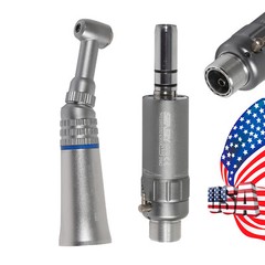 NSK Style Dental Contra Angle Straight Air Motor 4/2H Slow Speed Handpiece FAST