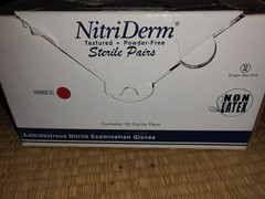 Nitriderm Sterile Nitrile Exam Gloves sz Small 50 Pairs? Powder-Free Non-Latex