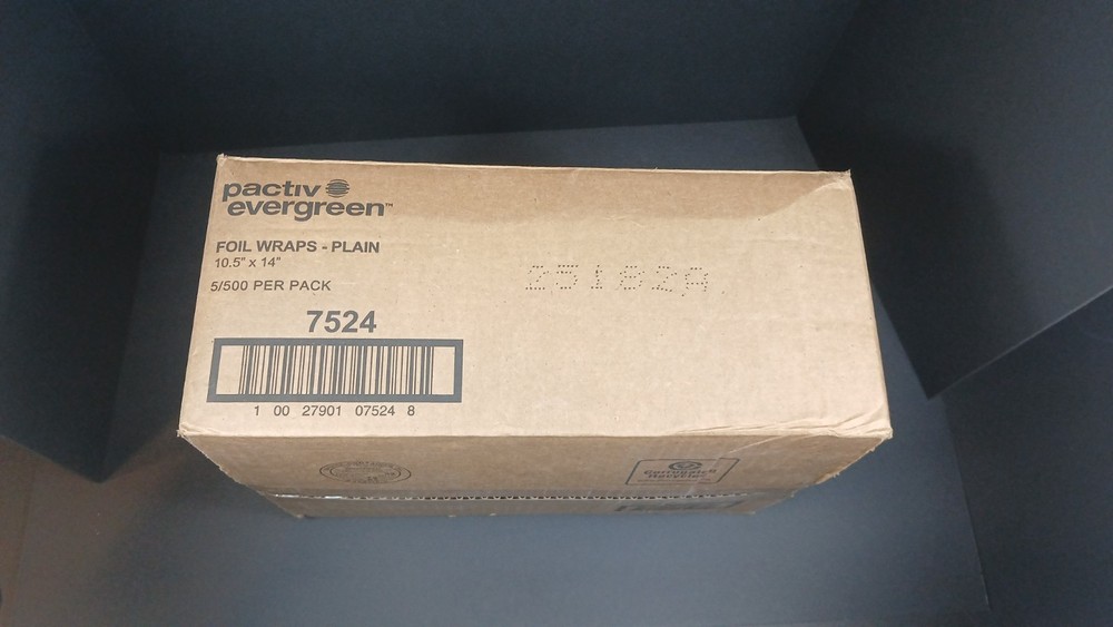 Wrap Foil Cushion Fold 10.5 Inch X 14 Inch 5/500ct, That’s 2500 sheets.