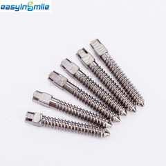 120pcs/kit Dental Screw Post Completed Kit Silver/Gold Plated Endo Conical Pins