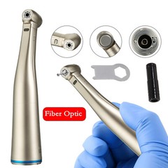 Dental 1:1 Fiber Optic LED Contra Angle Slow Low Speed Handpiece Fit NSK KAV
