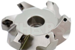 SHARS 3″ 45° INDEXABLE FACE MILL SEHT INSERTS W/ CAT 40 ARBOR NEW $171.10 OFF #[