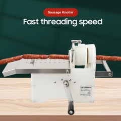 Stainless Steel Commercial Manual Hand-Rolling Sausage Tying & Knotting Machine