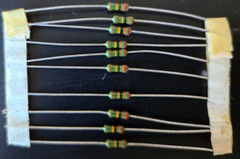 10pcs 210k ohm 1/4W 1% Metal Film Precision Axial Resistors ~ NEW ~