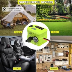 YNDZ Step Down Converter for Ryobi 18V Battery, Adjust from DC 18V to 5V-13V,