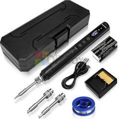 USB Soldering Iron 800mAh battery Digital Soldering Iron Set Temperature Adjust