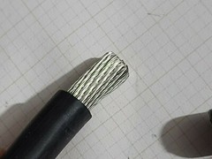 Champlain Cable Exar SFX #2awg Tinned Copper Lead Wire UL-3289 XLPE Black/10ft