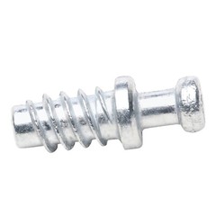 Screw Dowel for all system 6 housing cam connector Screw in Panel to Panel, Zinc
