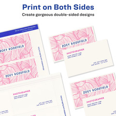 Avery Business Cards Matte White 2×3.5 Perforated Inkjet Paper Pack of 100
