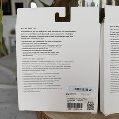 2 Lululemon Black face mask double strapOne size