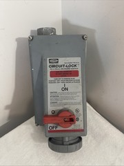 Hubbell HBL460MI7W 60-Amp Circuit Lock Mechanical Interlock 480V 60A As Picture