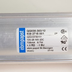 EBM-Papst 55442.41010 Tangential Crossflow Fan/Blower QLK45/1800 69CFM 2200RPM