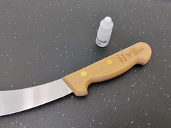 Dexter USA Skinning Knife Wood Handle 6inch Curved Hi Carbon Steel FactorySecond