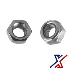 9/16″-18 Hi-Performance Zinc-Plated Steel Nylon-Insert Locknuts by X1Tools
