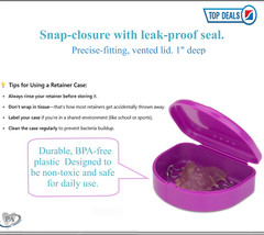 Dental Retainer Box Mouthguards, retainers, Bleaching trays & Splints 1 – 200/Cs