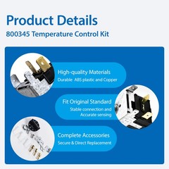 800345 Temperature Control Kit Thermostat Fits True Commercial Freezer 077B1264