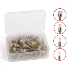 Dental Nylon Latch Polishing Polisher Prophy Brush point/flat/bowl Teeth Brush