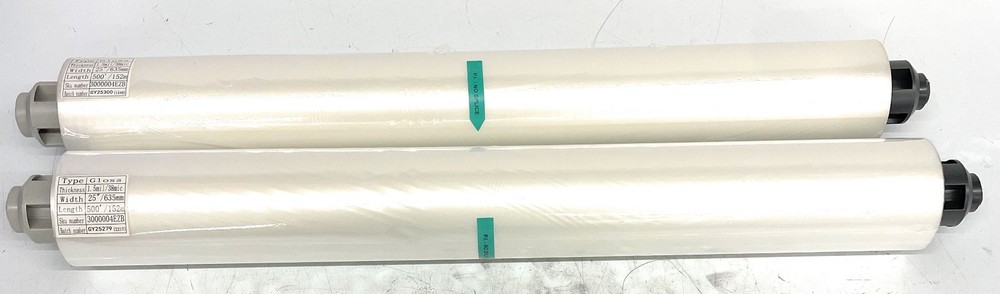 GBC Thermal Laminating Film Roll, Gloss, 500 Feet, 3000004EZB, Lot of 2