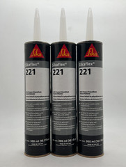Sikaflex-221 White Adhesive and Sealant 10.1 fl. oz Tubes (3pk) 017-90891