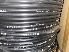 1000+ FT 24 Gauge 6 Pairs 24/6 Pairs Telephone Cable Solid PE89 Black Cable Wire