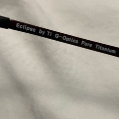 Q-Optics Eclipse by Ti Pure Titanium Dental Magnifying Loupes 2.5X w/Lght & Case