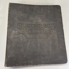 DuPont Duco Dulux Motor Car Service Bulletins Binder Mopar 1961 Dodge Parts Vtg