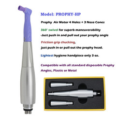 Dental Hygiene Prophy Air Motor Handpiece Midwest 4Hole Straight Nose Cone 360°