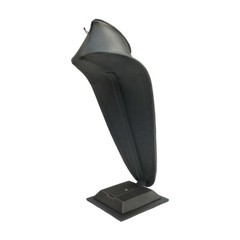 15″H Slate Gray Leatherette Necklace Stand Display Fixture Retail Store Showcase