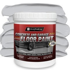 Professional Floor Paint Kit (1 Gallon Sea 128 Fl Oz (Pack of 1), Grey