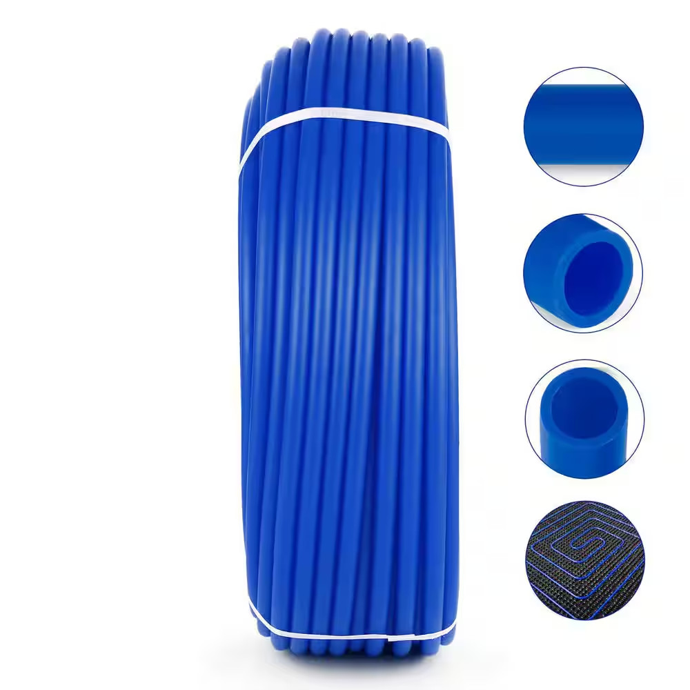 3/4In. PEX Tubing 300Ft. Non-Barrier PEX Pipe Blue Pex-B Tube Coil for Hot and C