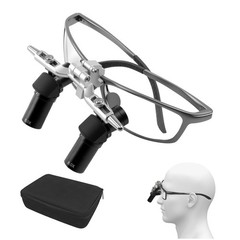 6X Magnifier Dental 48 ° Ergo Optical Loupes For Oral Surgery Prevent Bending US