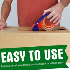 Clear Packing Tape – 18 Rolls, Thicker & Sturdy for Shipping
