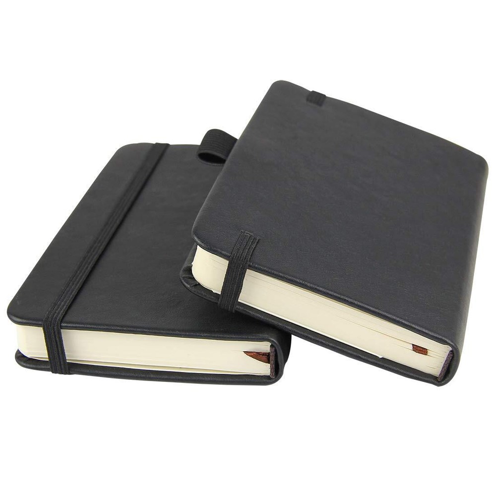 (Paquete De 2) Cuaderno De Bolsillo De 3,5″ X 5,5″, Diario Pequeno De Tapa D…
